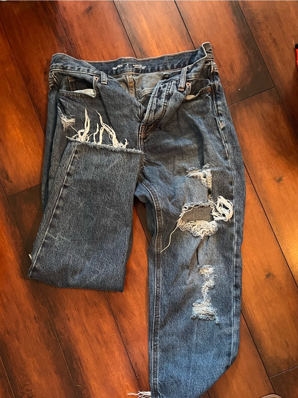 Straight leg jeans
